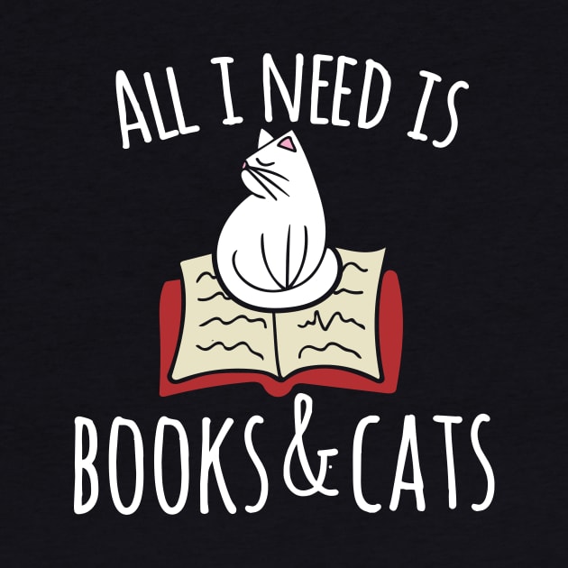 All I need is books and cats by bubbsnugg